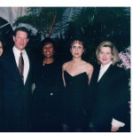 Autumn, Former Vice President Al Gore, mom Yvonne Burke, sister Christine Burke and Tipper Gore